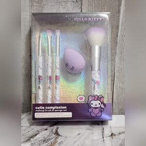 🪻Limited Edition🪻The Crème Shop x Hello Kitty Makeup Brush & Sponge Set🪻